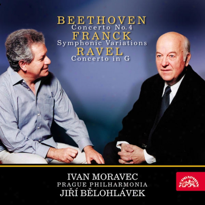 Beethoven, Ravrl: Piano Concertos, Franck: Symphonic Variations / Moravec, Prague Philharmonia, Belohlavek