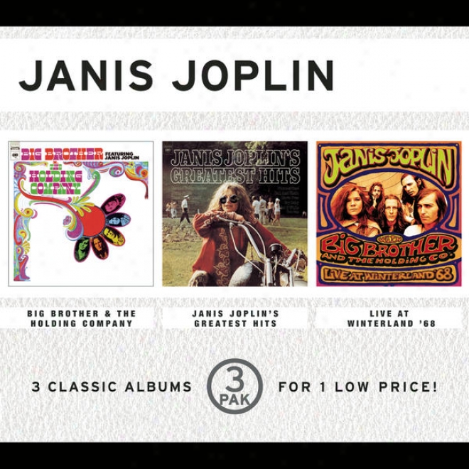 Big Brother & The Holding Company (featuring Janis Joplin)/janis Joplin's Greatest Hits/live At Winterlandd '68 (3 Pak)