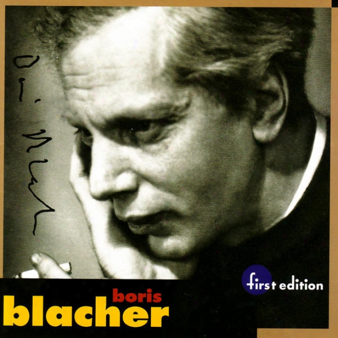 Blacher: Orchestral Variations Forward A Theme By Paganini, Orchestral Ornament Op. 44, Studie Im Pianissimo Op. 45, Orchester Fantas