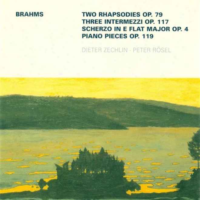 Brahms, J.: 2 Rhapsodies / 3 Intermezzos / 4 Piano Pieces, Op. 119 / Scherzo, Op. 4 (rosel,_Zechlin)