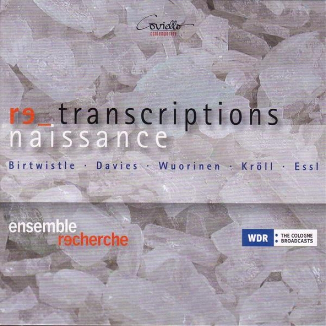 Chamber Music (renaissance) - Ockeghem, J. / Davies, P.m. / Tallis, T. / Wuorinen, C. / Essl, K. (Revival Transcriptions) (ns