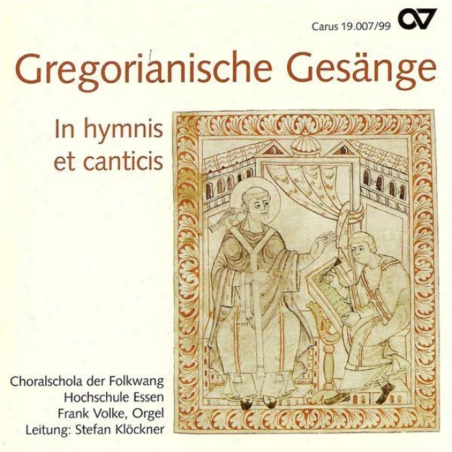 Choral Music (gregorianische Gesange) (choralschola Der Folkwang Hochscule Essen, Klockner)