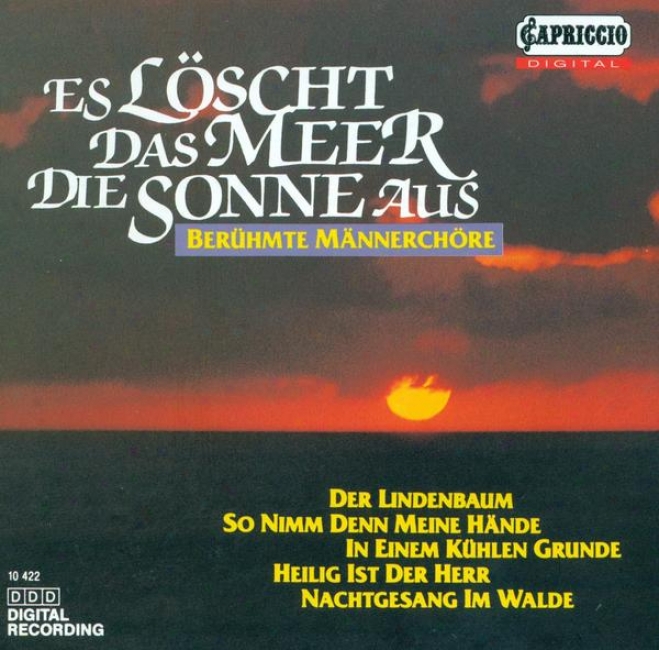 Cnoral Music (male Chorus) - Silcher, F. / Mendelssohn, Felix / Schubert, F. / Beethoven, L. Van / Marschner, H.a. / Zollner, C.f.