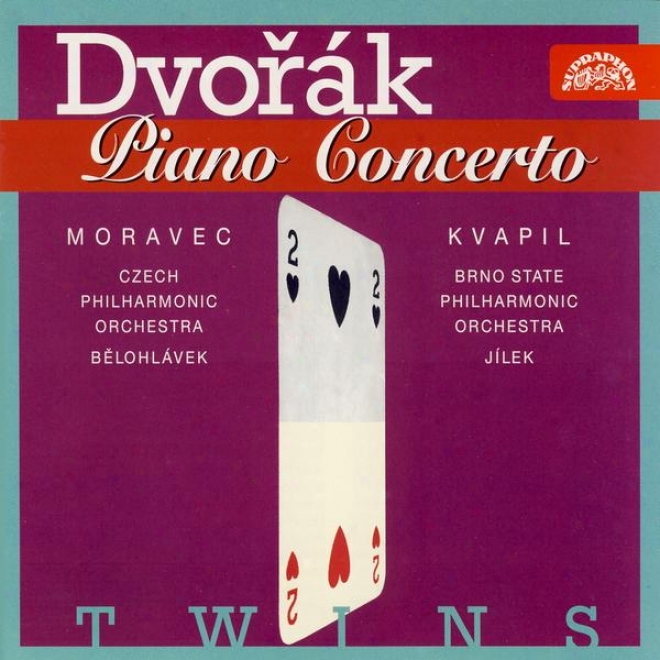 Dvorak: Piano Concerto In G Minor / Moravec, Czech Po, Belohlavek / Kvapil, Brno Po, Jilek