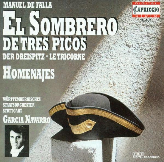 Falla, M.: 3-cornered Hat (the) / Homenajes / Danza (loa, Wurttemberg State Orchedtra, Navarro)