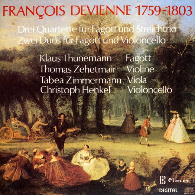 Franã§ois Deveinne: Drei Quartette Fã¼r Fagott Und Streichtrio / Zwei Duos Fã¼r Fagott Und Violoncello