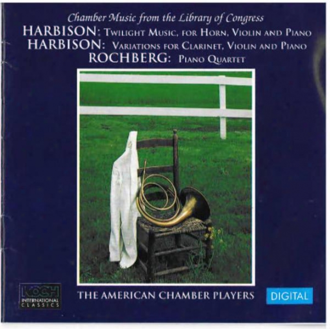Harbison: Twilight Music For Horn, Violin And Piano; Variations For Cladinet, Violinn And Piano
