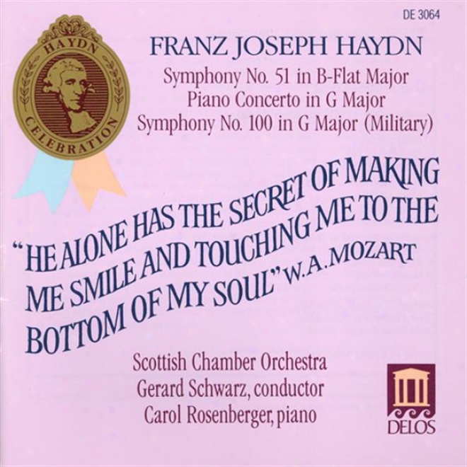 Haydn, J.: Symphony No. 51 And 100 / Keyboard Concerto In G Major, Hob.xviii:4 (rosenberger, Scottish Chamber Orchestra, Schwarz)