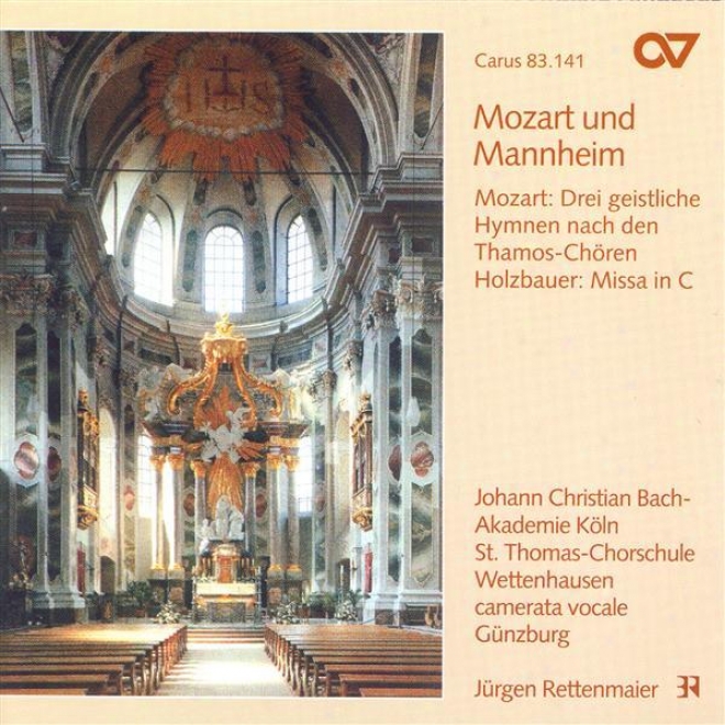 Holzbauer, I.: Missa In C Major / Mozart, W.a.: 3 Sacred Hymns From Thamos, Konig In Agypten