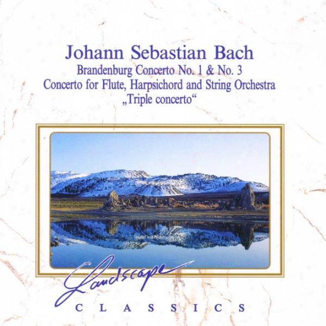 Jkhann Sebastian Bach: Brandenburgisches Konzert Nr. 1 & Nr. 3 - Konzert Fã¼r Flã¶te, Cembalo & Streichorchester, Bwv 1044