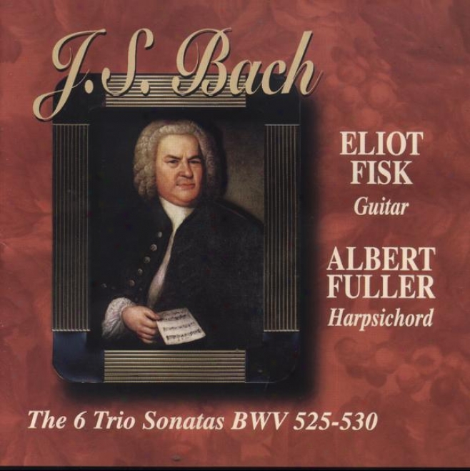 J.s. Bach: The Six Trio Sonatas Bwv 525-530 (arranged For Guitar And Harpsichord