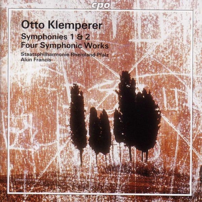 Klemperer: Symphonies Nos. 1 And 2 / Merry Waltz / Marcia Funebre / Recollections / Scherzo