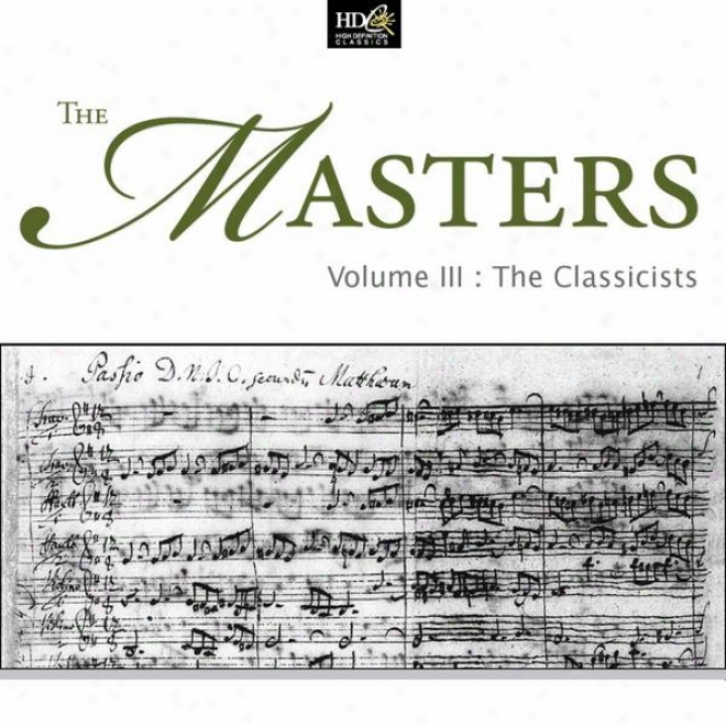 Ludwig Van Beethoven, Wolfgang Amadeus Mozart : The Masters Vol. 3 - Tje Classicists  (piano Brilliance)