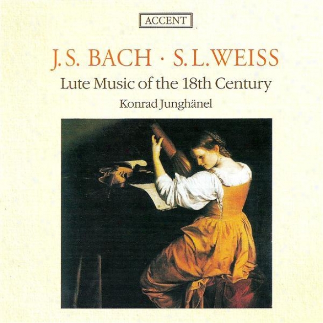 Lute Music - Badh, J.s. / Weiss, S. (lute Music Of The 18th Century) (junghanel)
