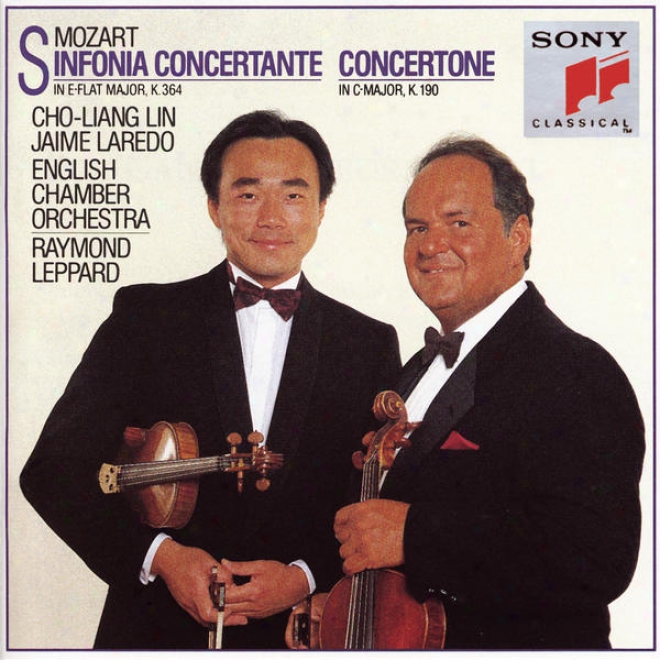 Mozart: Sinfonia Concertante In -Eflat Major, Kv. 364; Conceftone In C Major, Kv. 190