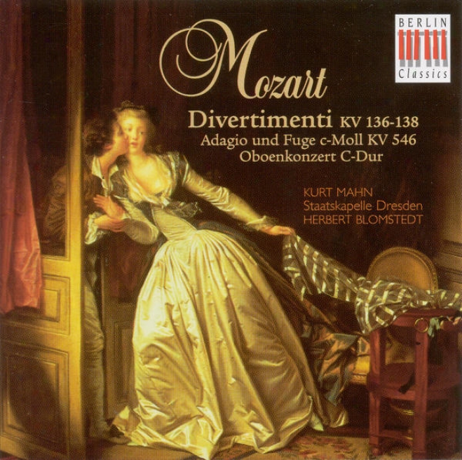 "mozart, W.a.: Divertimenti, K. 136-138, ""salzburg Symphonies"" / Obos Concerto / Adagio And Fugue In C Minor (dresden Staatskapelle"