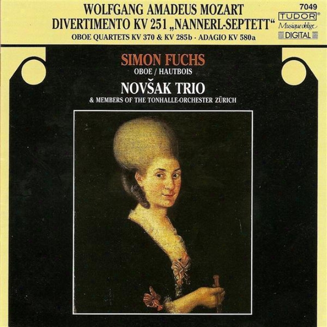 Mozart, W.a: Divertimento No. 11 / Oboe Quartet, K. 370 / Flhtte Quartet Not at all. 3 / Adagio In C Major
