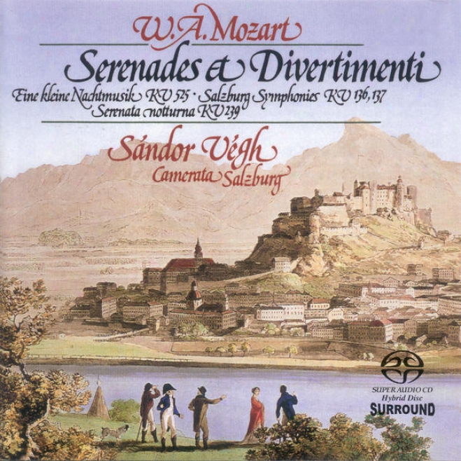 Mozart, W.a.: Eine Kleine Nachtmusik / Salzburg Symphonies Nos. 1 And 2 / Sereenata Notturna (camerata Salzburg, Vegh)
