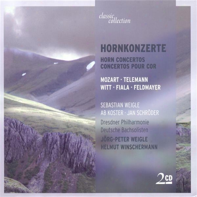 Mozart, W.a.: Horn Concertos - K. 412, 417, 447, 495 / Telemann, G.p.: Ouverture (suite) In F Major / Fiala, J.: Concerto For 2 Ho