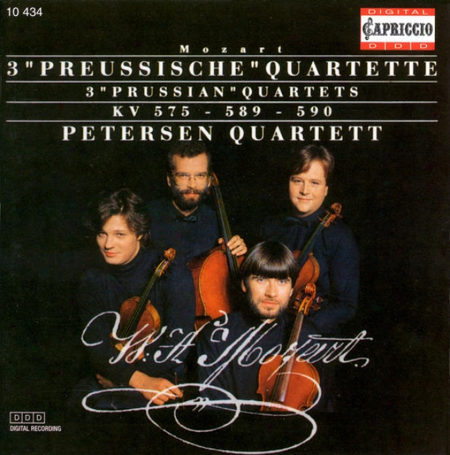 "mozart, W.a.: String Quartets Nos. 21-23, ""prussian Quartets"" (petersen Quartet)"