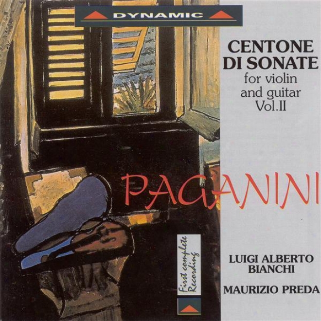 Paganini, N.: Centone Di Sonate For Fiddle And Guitar, Vol. 2 (blanchi, Preda)