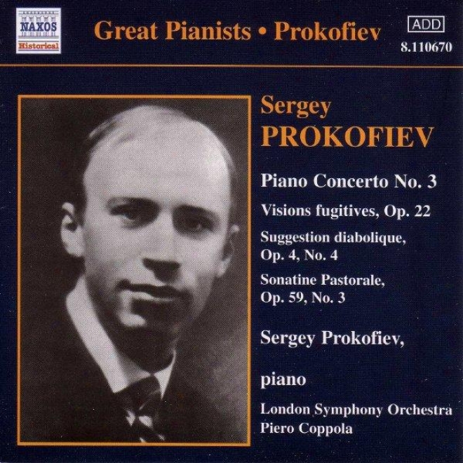 Prokofiev: Piano Concerto No. 3 / Vision Fugitives (prokofiev) (192, 1935)