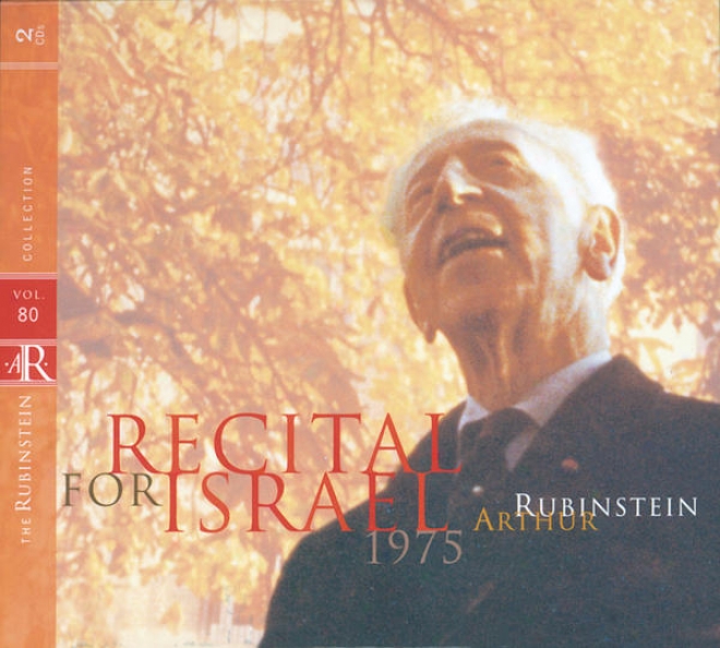 Rubinstein Collection, Vol. 80: Recital For Israel: Beethoven, Schuumann, Debussy, Cyopin, Mendelssohn