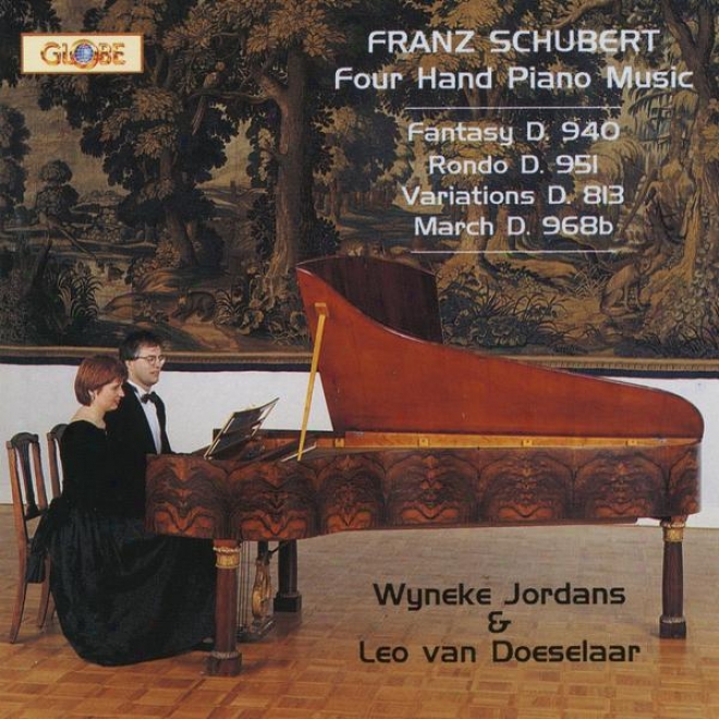 Schubert, Four Hand Piano Music, Fantasy D 940, Rondo D 951,variations D 813, March D 968b