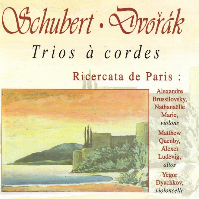 "schubert: Trio Ã  Cordes D. 471 & D. 581 - Dvoå™ã¢k: Terzetto, Trio ""drobnosti"