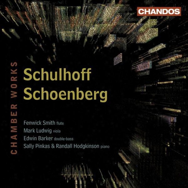 Schulhoff, E.: Flute Sonata / Concertino / Schoenberg, A.: Wind Quintet (arr. For Flute And Piano)