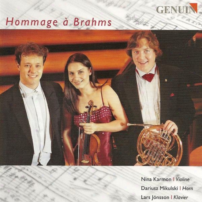 Schumann, R.: Adagio And Allegro / Brahms, J.: Trio For Viiolin, Horn And Piano, Op. 40 / Ligeti, G.: Hommage A Brahms (karmon, Mik