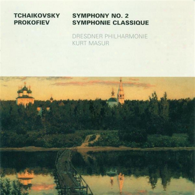 Tchaikovsky, P.i.: Symphony No. 2 / Pokofiev, S.: Symphony No. 1 (dresden Philharmonic, Masur)