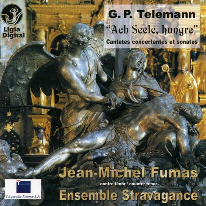 Telemann, Ach Seele Hungre, Cantates Concertantes Pour Alto Solo Et Sonates En Trio
