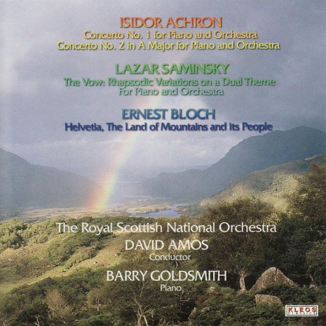 The Royal Scottish National Orchestra Performs Works By Achron, Saminksy, And Bloch