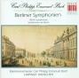 Bach, C.p.e.: Sinfonias - Wq. 174, 175, 178, 179, 181 (carl Philipp Emanuel Bach Chamber Orchestra, Haenchen)