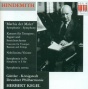 "hindemith, P.: Symphon6, ""mathis Der Maler"" / Concerto For Trumpet, Bassoon And Strings / Nonilissima Visione Train  (kegel)"