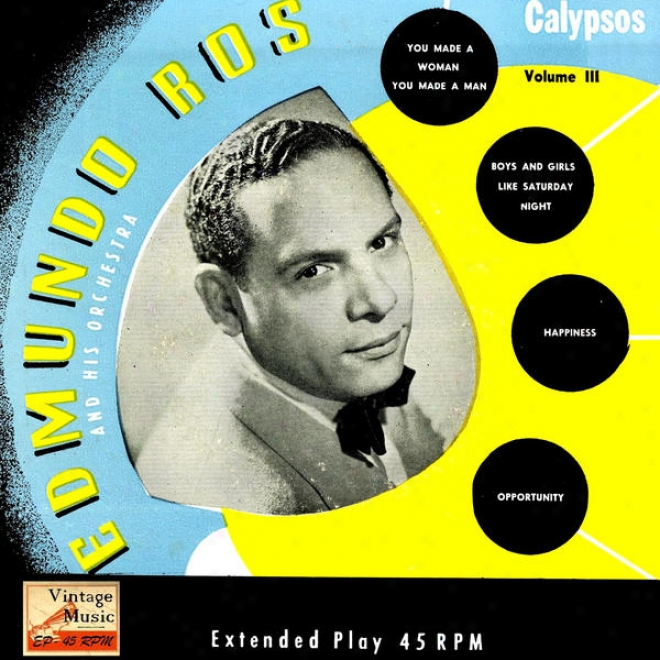 "vintage Dance Orchestras Nâº 67  -Eps Collectors ""edmundo Ros Sing Calypsos"