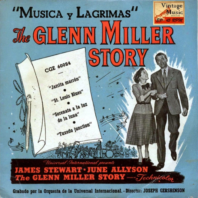"vintage Moies Nâº6 - Eps Collectors ""the Glenn Miller Story"" ""mãºsica Y Lã¢grimas"
