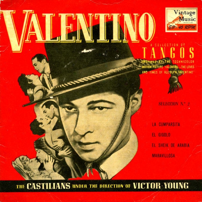 "vintage Tango Nâº3 -E ps Collectors ""the Loves And Times Of Rudolph Valentino"