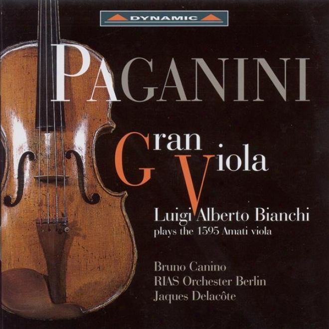 Viola Recital: Bianchi, Luigi Alberto - Paganini, N. / Kreisler, F. / Sarasate, P. (paganini Gran Viola - Bianchi Plays The 1595 A