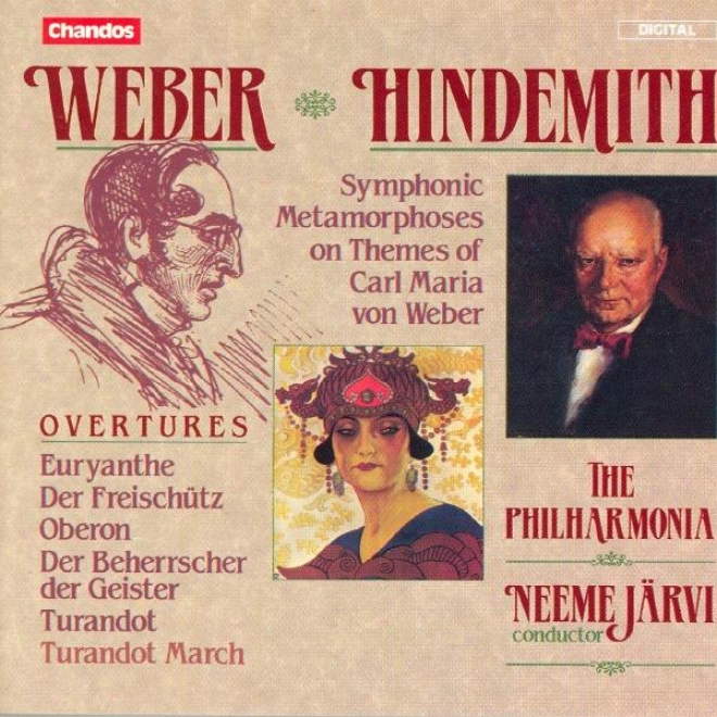 Weber: Overtures / Hindemith: Symphonic Transformation On Themes Of Carl Maria Von Weber