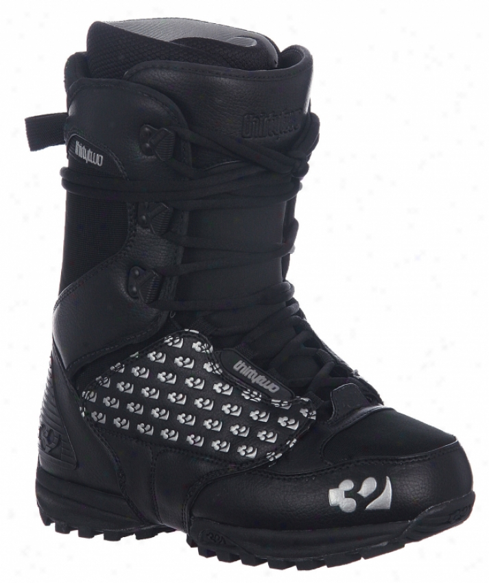 32 - Thirty Two Lashed Snowboard Boots Black/silver