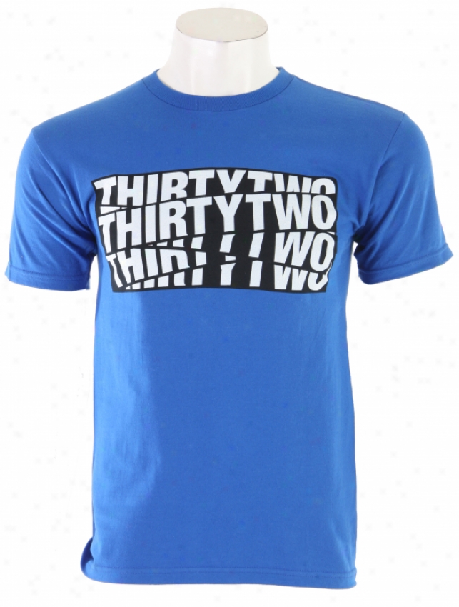 32 - Thirty Two Overlap T-shirt Royal