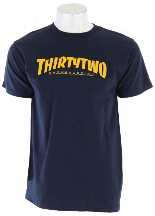 32 - Thirty Two Por Vida T-shirt Navy