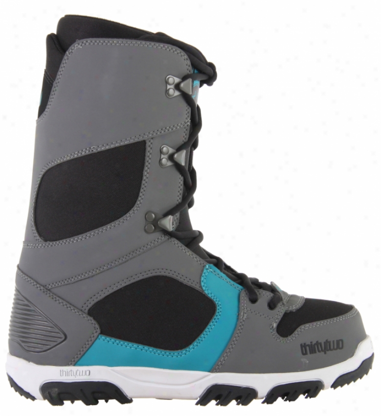 32 - Thirty Two Priom Snowboard Boots Dark Grey/black/white