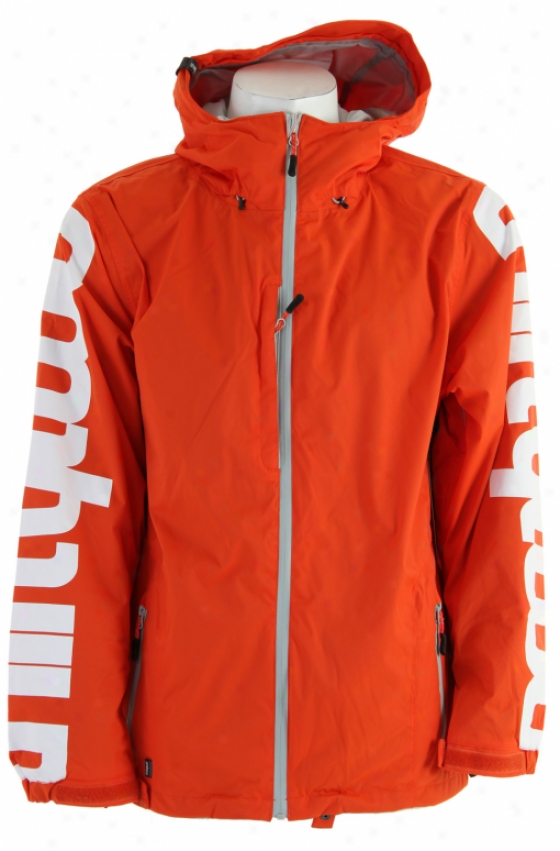 32 - Thirty Two Shiloh 2.0 Shell Snowboard Jacket Orange