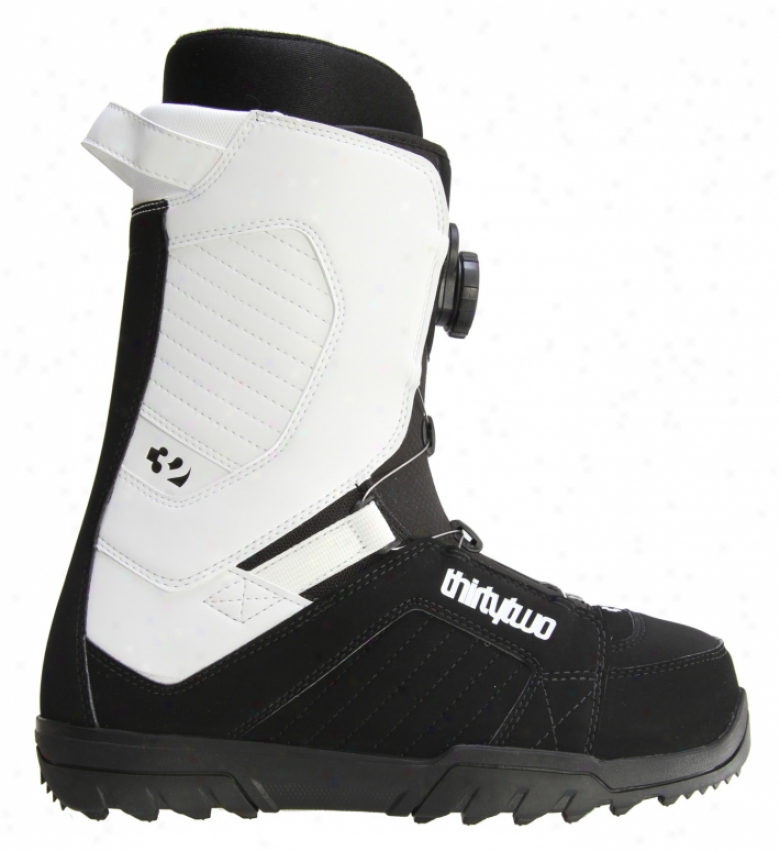 32 - Thirty Two Stw Boa Snowboard Boots Black/white