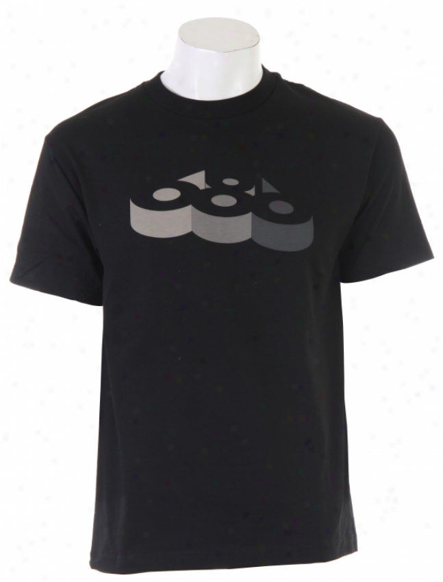 686 3d T-shirt Black