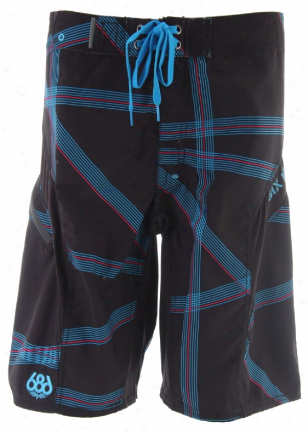 686 Criss Cross Boardshorts Black