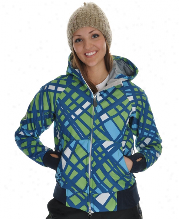 686 Plexus Oasis Softshell Snowboard Jacket Lime